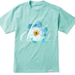 Diamond Supply Co Flower Child Tee, Diamond Blue