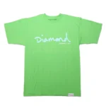 Diamond Supply Co Og Script T-shirt Lime Green