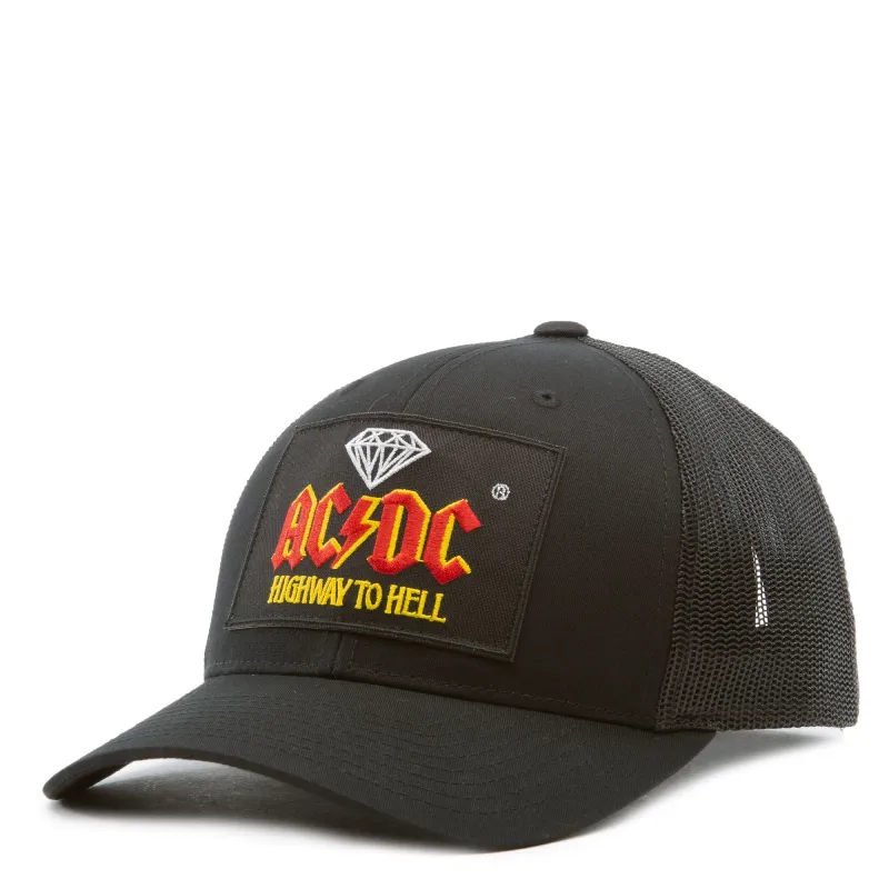 Black-Diamond-Supply-Highway-To-Hell-Hat-Diamond-Supply-Co.webp Diamond Supply Co. Black Highway To Hell Hat - Image 1