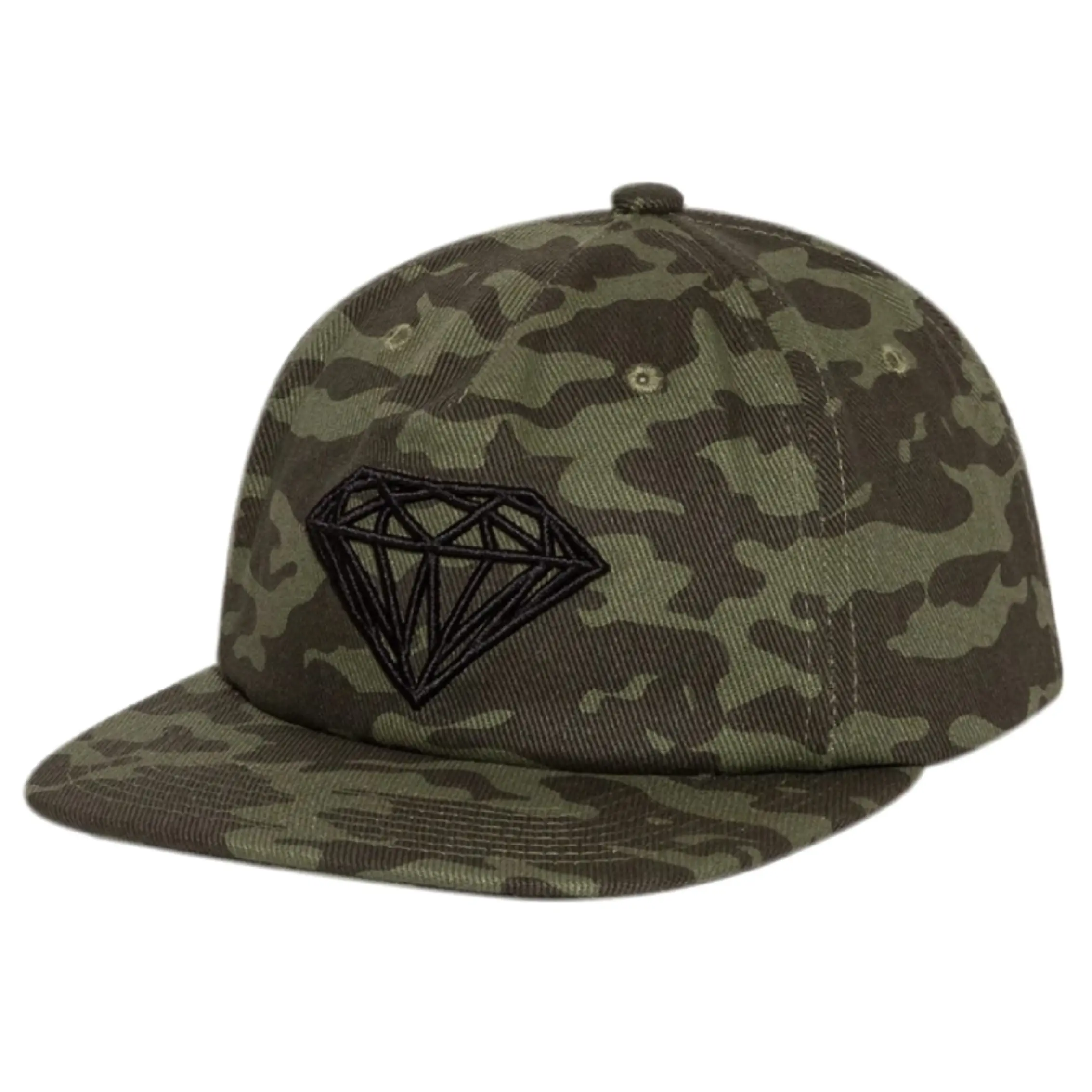 Camo-Diamond-Supply-Co-Brilliant-Camo-Snapback-Hat-Diamond-Supply-Co.webp Diamond Supply Co Camo Brilliant Camo Snapback Hat - Image 1