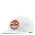 Diamond Supply Co White American Muscle Snapback Hat