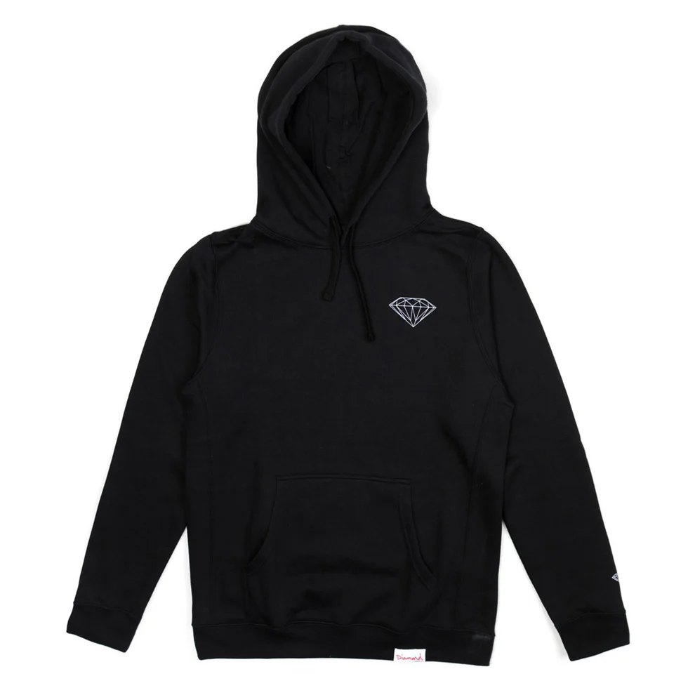 brilliant-core-hoodie-blk.webp Diamond Supply Co Brilliant Core Hoodie Black - Image 1