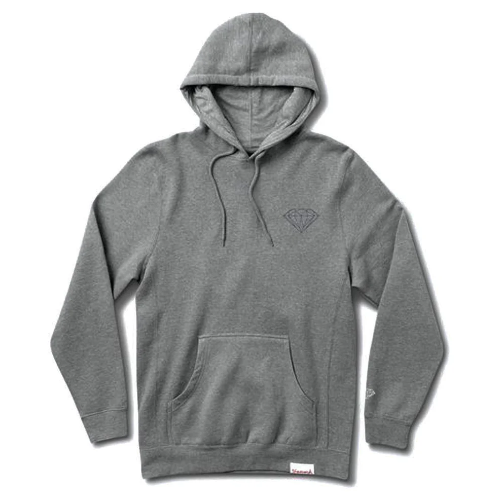 brilliant-core-hoodie-gry.webp Diamond Supply Co Brilliant Core Hoodie Gunmetal Heather - Image 1