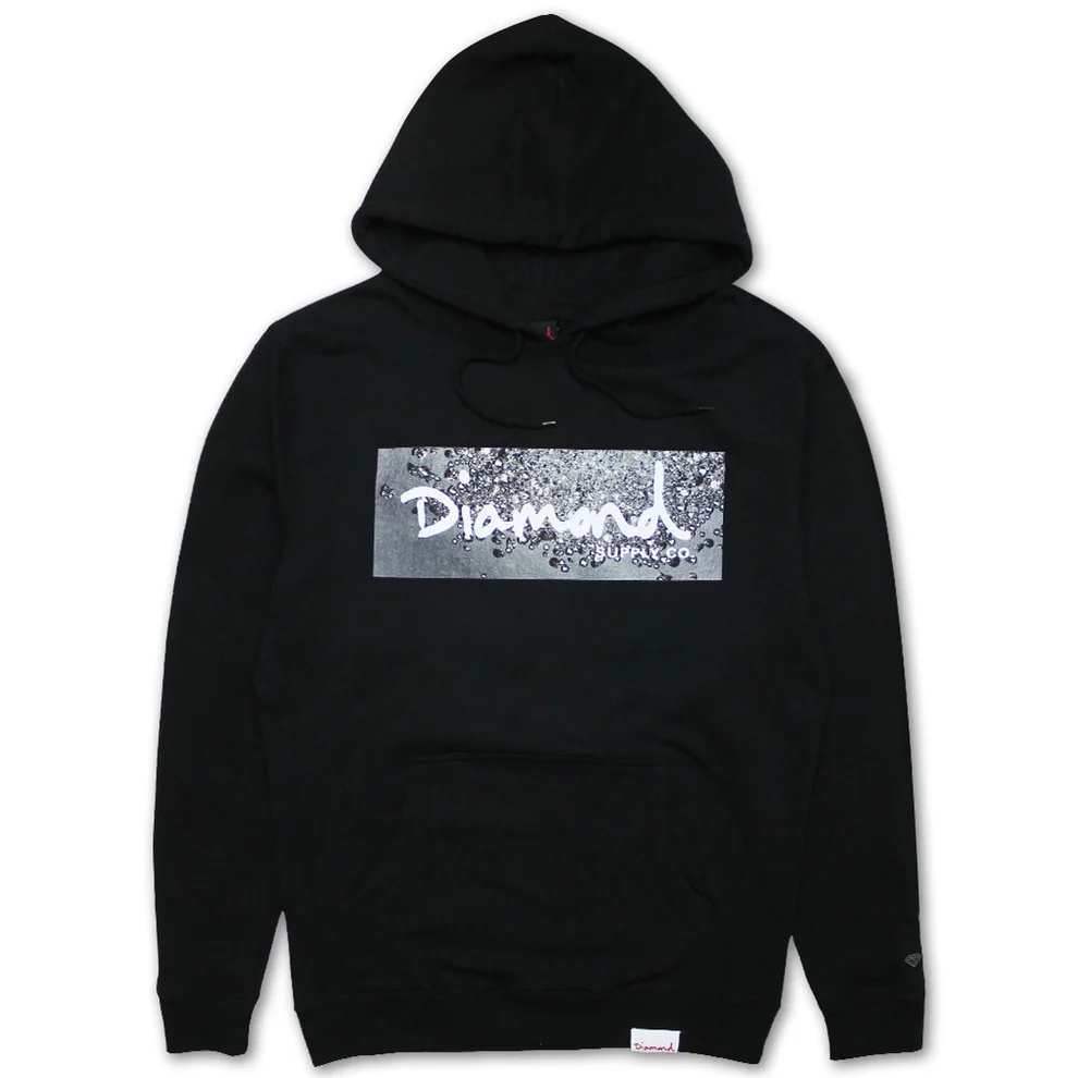 scatterblk.webp Diamond Supply Co Scatter Box Logo Hoodie Black - Image 1